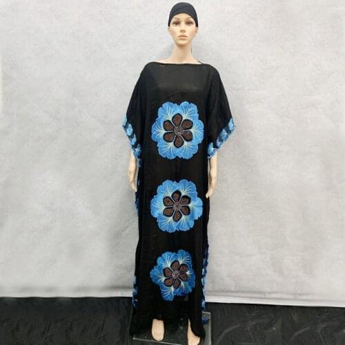 Diamonds African Dress Dashiki Maxi Dresses For Women Cotton Abaya Traditional Vestidos Bazin Robe Africaine Designer Clothes