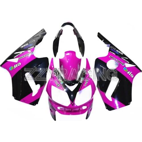 Complete Fairings Fit for Kawasaki ZX12R 2000 2001 ZX-12R 00 01 Injection ABS Plastic Motorcycle Bodywork Candy Pink Black