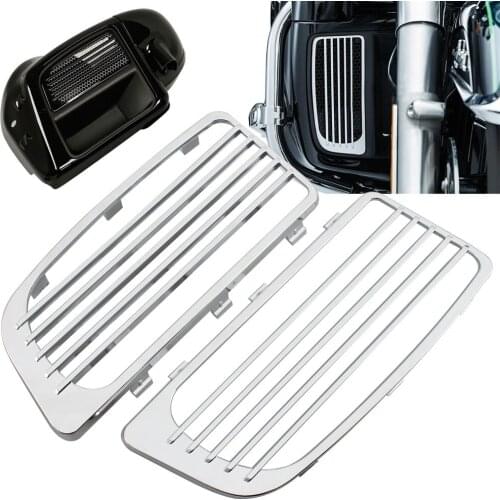 Motorcycle Radiator Grills Lower Fairing Cover Twin Cooled For Harley Touring Electra Street Glide Road King 2014-Up Accessories