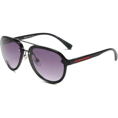 Men Italy Oversized Gradient Sunglasses Women Brand Vintage Lady Summer Style Sunnies Shades Sun Glasses Female Famous UV400