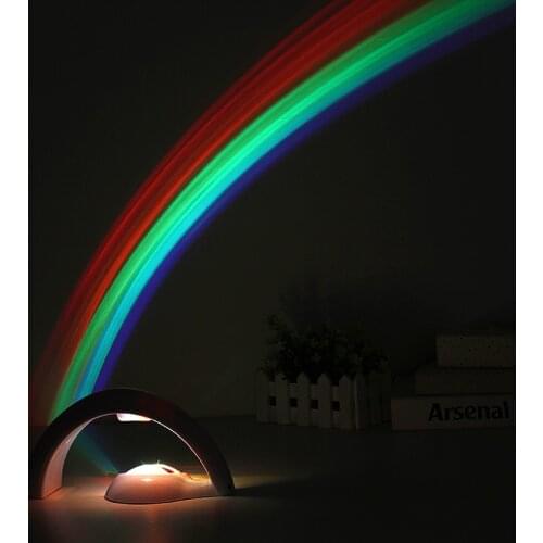 Led Rainbow Projector Lamps Romantic Starry Sky Projection Lamp Creative LED Night Lights Romance Atmosphere Lamp For Christmas