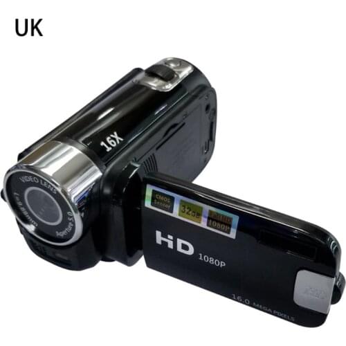 US/EU/UK/AU Plug 1080P Vlog Camera 16 Million Pixel DV Digital Video Camera B36A