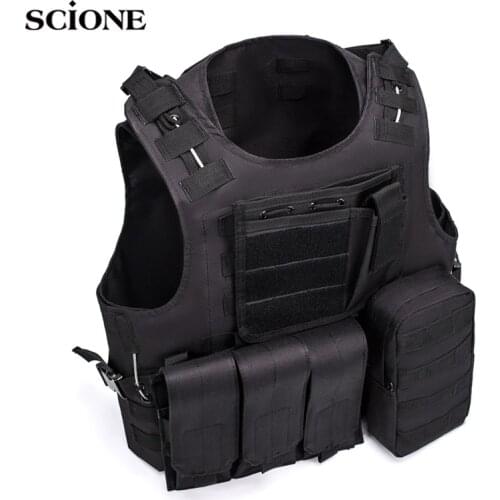 Military Tactical Vest Gilet Tactique Molle Equipment Army Vests Taktik Yelek veste tactique militaire chaleco tactico Sac XA48A