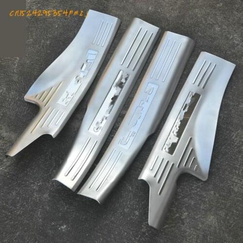 High Quality Stainless Steel Inside Scuff Plate / Door Sill for 2010-2016 Citroen C5 Car styling