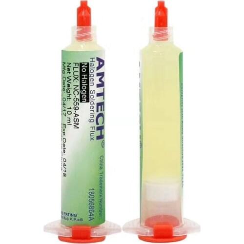 10g 100% Original AMTECH NC-559-ASM Lead-Free Solder Flux Paste For SMT BGA Reballing Soldering Welding Repair Tools No Clean