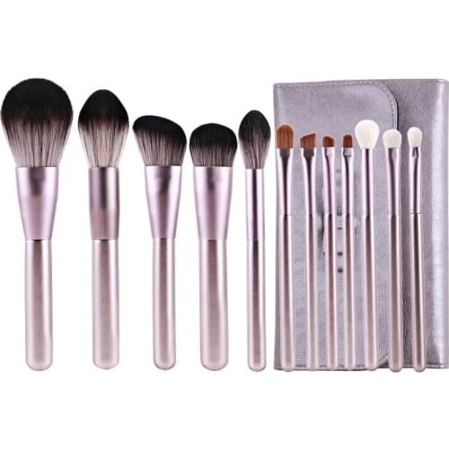 12pcs Wooden Handle Small Grape Makeup Brush Set Beauty Tools Beginner Makeup Brush Face Eye Cosmetic Tools High Quality New