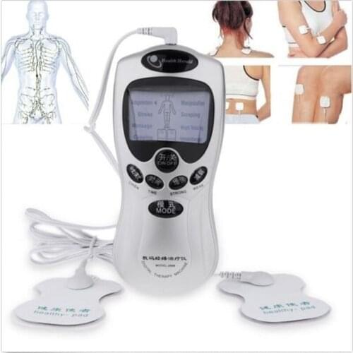 8 mode EMS Electric herald Tens Machine Acupuncture Body Massage Digital Therapy Massager Muscle Stimulator Electrostimulator