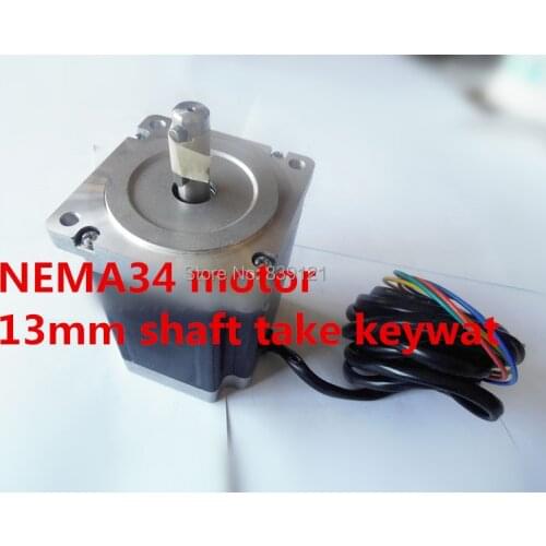 85 stepper motor NEMA34 85BYGH114-4D1336PJ5A with 13shaft 5*25 diameter of the shaft keyway