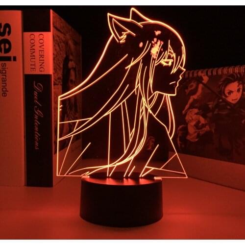 Anime Kamisama Kiss Tomoe Acrylic 3d Lamp for Bedroom Decor Night Light Childrens Birthday Gift Room Desk Led Light