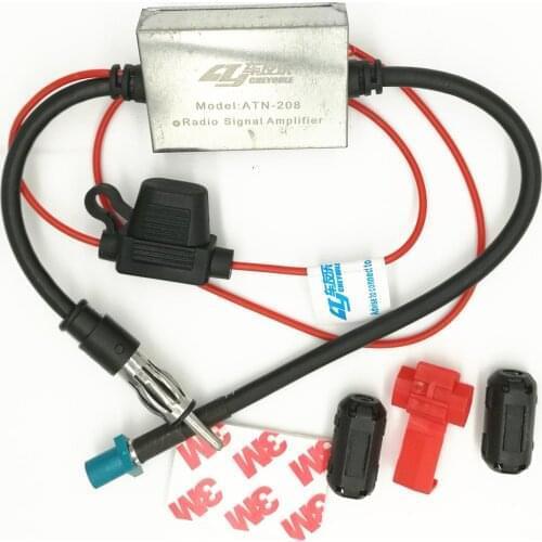 VW Radio Signal FM Amplifier Auto Antenna Booster 88-108Mhz For Volkswagen(6.8)