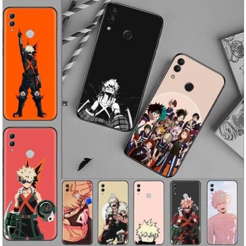 Katsuki bakugo my hero academia Phone Case For Huawei Honor view 7a5.45inch 7c5.7inch 8x 8a 8c 9 9x 10 20 10i 20i lite pro