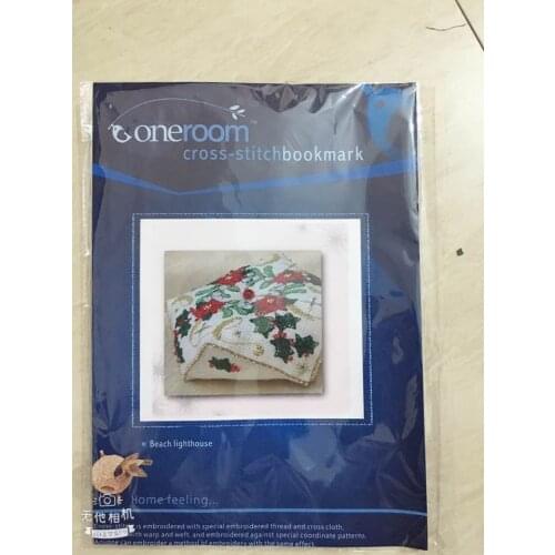 BB Pin Neddle Cushion White Fabric Biscornu Needlework DIY Kit For Embroidery Cotton Thread Set Counted Cross-Stitching