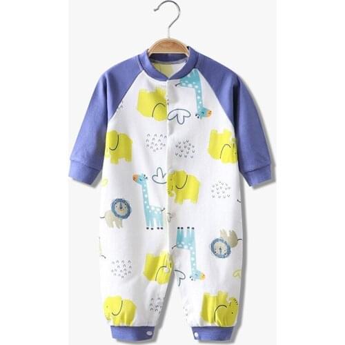 Newborn Baby Boys Girls Clothes Childrens Autumn Long Sleeve Rompers Cotton Kids Clothing Infant Romper Onesie Jumpsuits