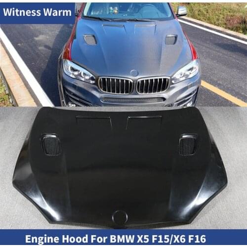 Carbon fiber engine bonnet for BMW F15 X5 F16 X6 carbon fiber engine cover for BMW X5 X6 2015-2018 carbon engine hood