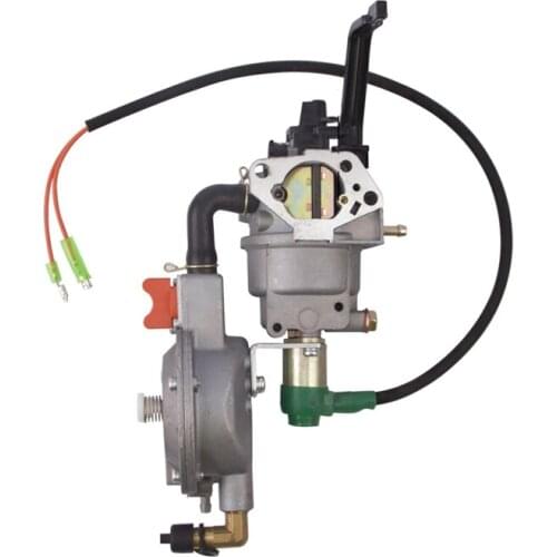LPG NG Carburetor Dual Fuel LPG Conversion Kit for 5KW 6.5KW 188F 190F 13P Generator Dual Fuel Carburetor