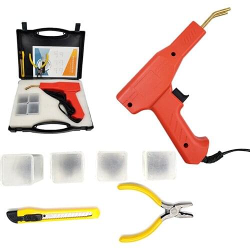 Car Bumper Repair Machine Hot Staplers Plastic Repair System Welding Gun Bumper Fairing Auto Body Tool Plastic Welder Staple