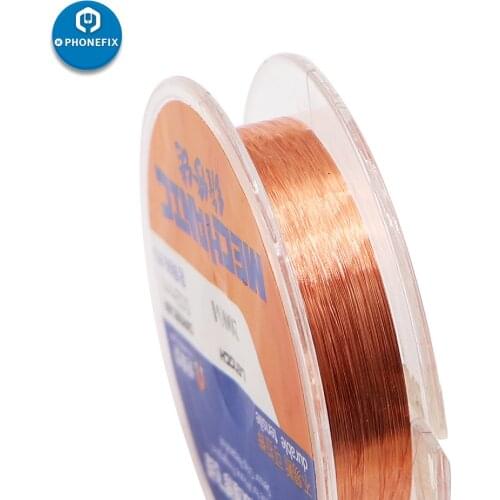 Diagmeter 0.01mm phone fingerprint repair jumper wire for iphone motherboard chip Soldering Welding Wire Copper Jump Wire