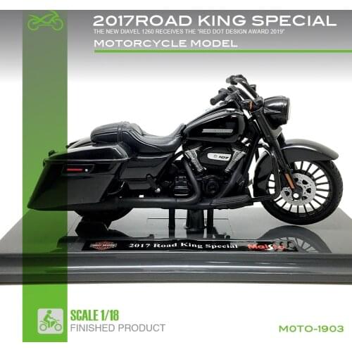 1/18 Road King Special Motorcycle Model Moto-1903