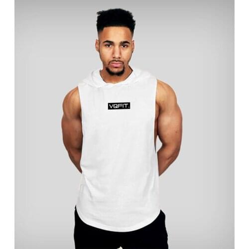 Cotton Gyms Clothing Brand Tank Top Men Vest Bodybuilding Muscle Tops Sleeveless Shirt Casual Singlet Fitness Tops Sportswear