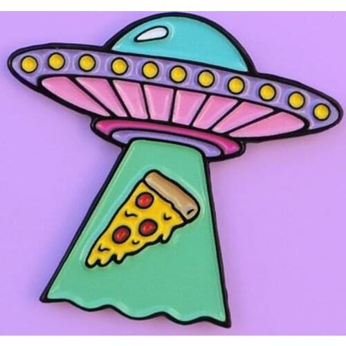 Ufo pizza pin