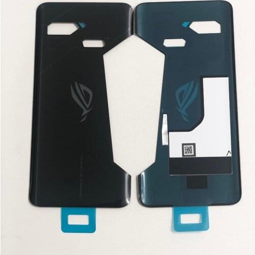Original New 6.0" For Asus ROG Phone ZS600KL Back Battery Cover Case Without Glass Lens+3M Stickers+ Camera Frame For Asus Z01QD