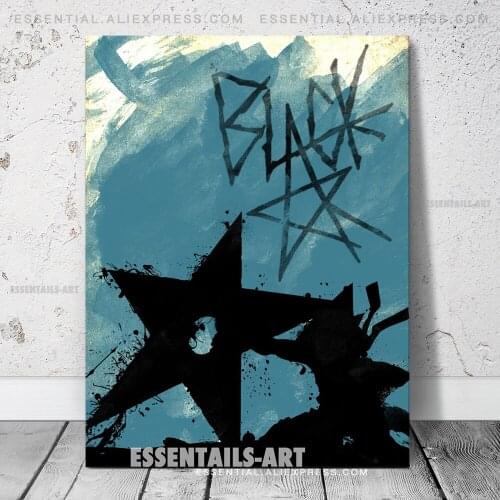 Black Star Soul Eater Anime Manga Poster Wall Art Bedroom Print Picture Study Living Room Home Decor Painting Decoration Canvas