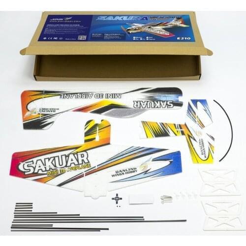 RC EPP Micro Indoor 3D F3P Airplane Sakura Radio Controlled Electric Plane 420mm Wingspan Unassembled Need to Build Aeroplane Ah