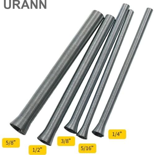 URANN 5pcs 9-16mm air condition copper pipe bender pipe bending tool outside style aluminum pipeline spring tube bender