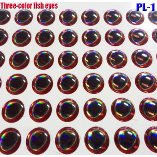 2019HOT 3D fishing lure eyes the silver eyes circle lure eyes 1000pcs/lot