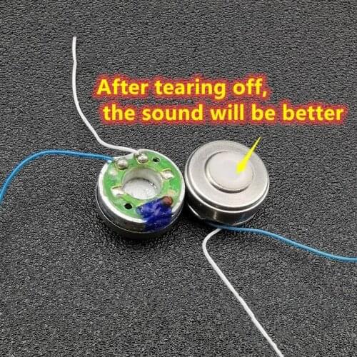 11mm speaker unit Heavy bass, mellow female voice 2pcs