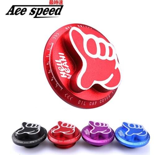 Aluminum Racing Oil Cap For Honda oil filler cap cover For Toyota For Subaru Hell Yeahi