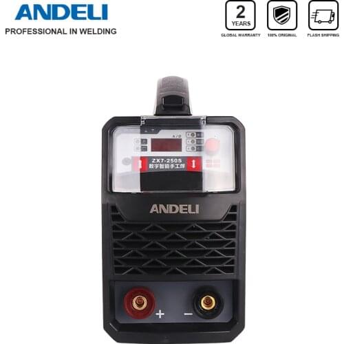 ANDELI Smart Draagbare Eenfase ARC-250S Spot Lassen Booglassen Machine Dubbele Low Voltage Inverter Lasmachine mma arc welder