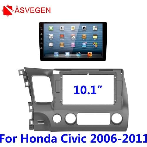 Asvegen Car Radio Facia Fascia Surround Adaptor PlatePanel Car Radio Panel Mounting Frame For Honda Civic 2006-2011