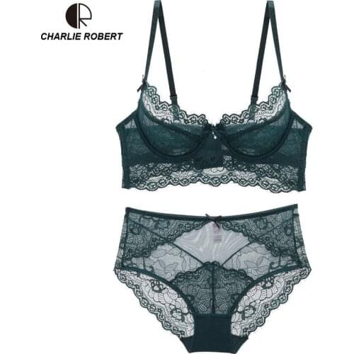 CHARLIE ROBERT Black Bras