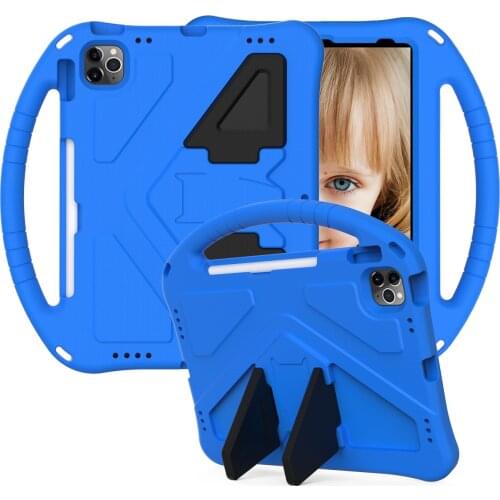 Case for iPad 2020 pro 11 Air 4 10.9'' Non-toxic Kids Cartoon Stand Shell for iPad 9.7 2017/2018 5/6th EVA foam Hand-held Fundas