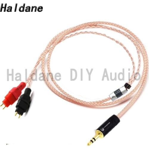 Haldane HIFI DIY Single Crystal Copper Headphone Upgrade Cable for HD600 HD650 HD525 HD545 HD565 HD580 HD6XX Headphones
