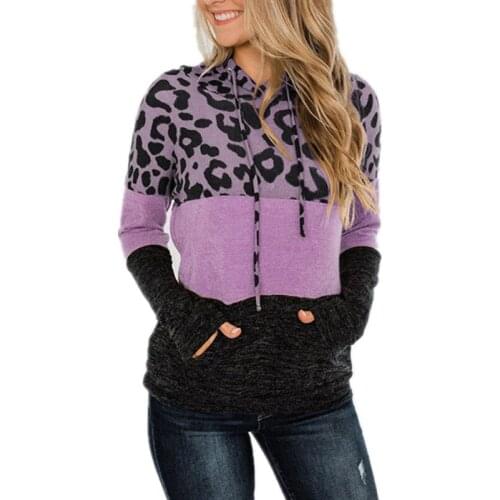 Hoodies Women Print Long Sleeve Women Autumn Winter Casual Hooded Streetwear Top Women Clothing