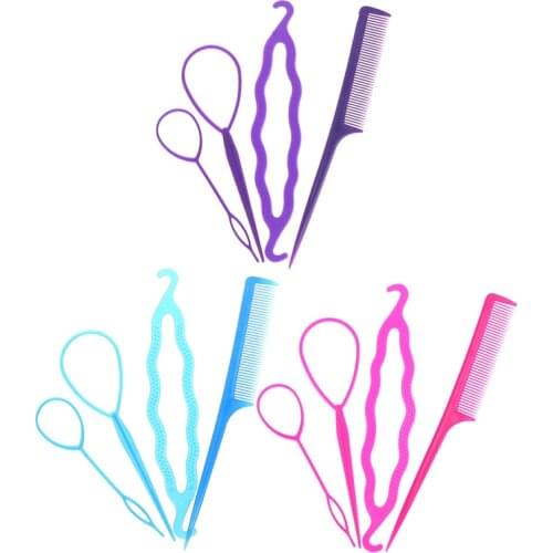 Hair Pull Needle Ponytail Hair Braider Creator Loop Styling Tail Styling Tools