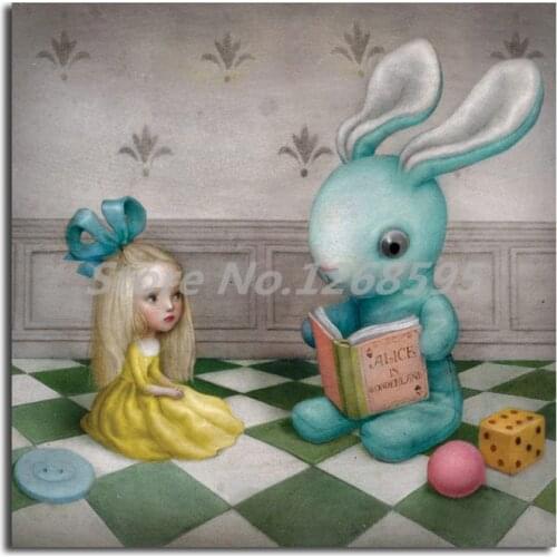 Beautiful Nightmares Mark Ryden Canvas Painting Print Pictures Bedroom Home Decor Modern Wall Art Oil Painting Poster Framework