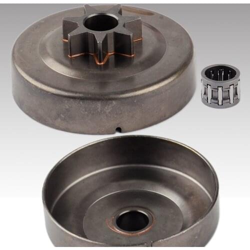 LETAOSK 7T Clutch Drum Sprocket Kit 1121 640 2004 & Bearing For 9512 933 2260 Fit for Stihl 026 MS260 024 MS240 Chainsaw