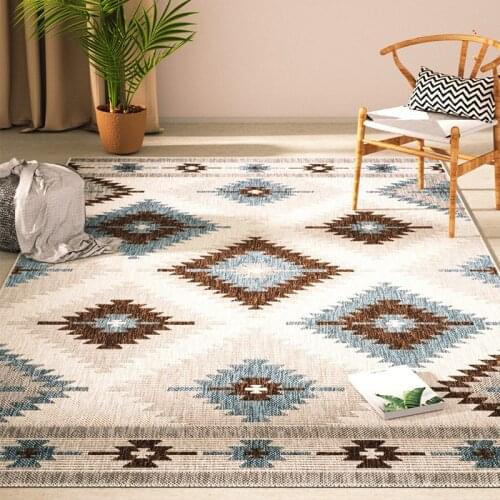 Morocco Vintage Carpets For Living Room Geometric Nordic Rug Imported Chenille Carpet Bedroom Sofa Coffee Table Floor Mat