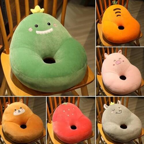 Cute cartoon hip cushion office sedentary chair soft fart cushion hip cushion breathable cushion