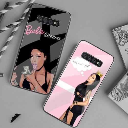 Nicki Minaj Phone Case Tempered Glass For Samsung S20 Plus S7 S8 S9 S10 Plus Note 8 9 10 Plus