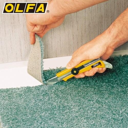 OLFA imported from Japan lengthened cutter head 5B blade 18mm pleater tail screwdriver carpet large size cutter OL1