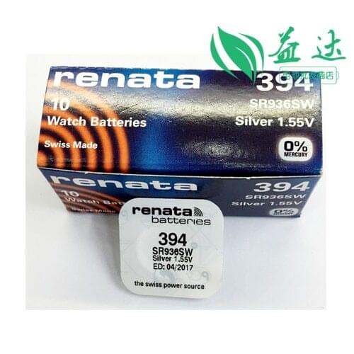 Genuine original Swiss battery RENATA SR936SW AG9 394 For Tissot Swatch watch battery Rechargeable Li-ion Cell