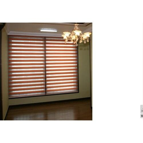 Popular zebra blinds/double-layer roller blinds/ready made curtain/curtain fabric curtain window curtain