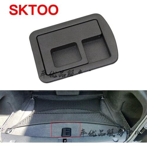 SKTOO For Audi A6L A4L A3 A5 A8L For VW Phaeton trunk carpet buckler luggage pad cover spare tire handle