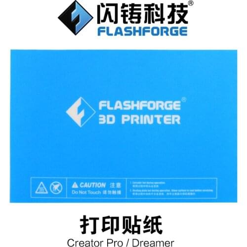 SWMAKER Flashforge flash cast Technology Accessories print sticker build plate tape for Creator Pro/Dreamer