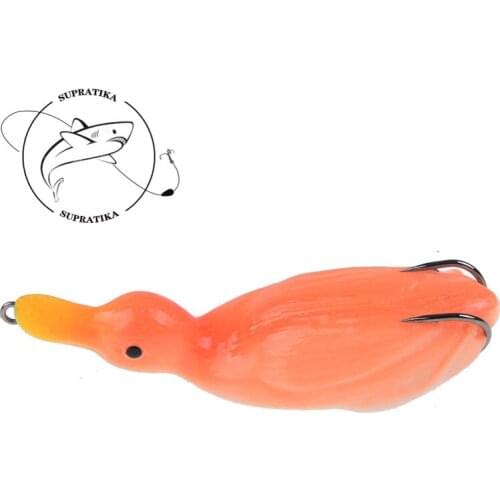 10cm/18g Artificial Silicone Duck Freshwater Silicone Fishing Bait Anti-Corrosion Bionic High Quality Fishing Lure Soft Bait