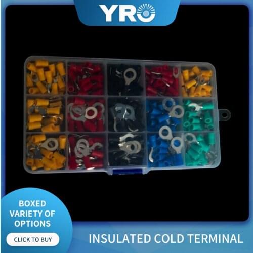 310 PCS/Box U Type Cold-pressed Terminal Connecting Terminal RV2-6 SV1.25-4